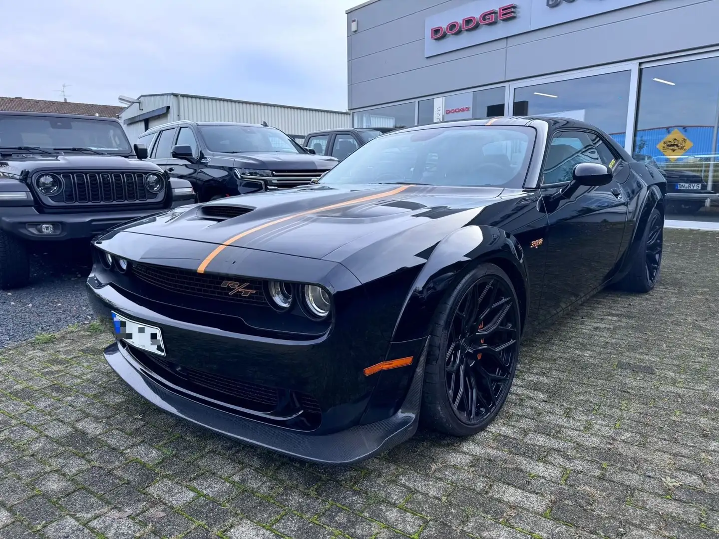 Dodge Challenger Widebody 2023 *Orange Pack*NAP*VOSSEN Noir - 1