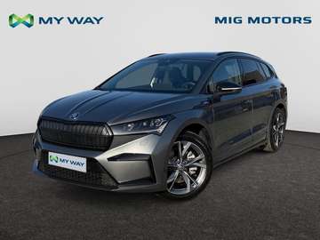 Enyaq 85 Sportline 82kWh (285pk) /// Achteruitrijcamera /// Inklapbare Trekhaak /// Elektrische Kofferklep