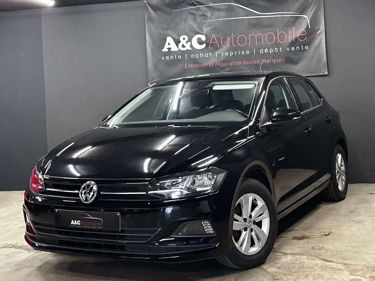 Volkswagen Polo 1.0i Carplay Noir - 1