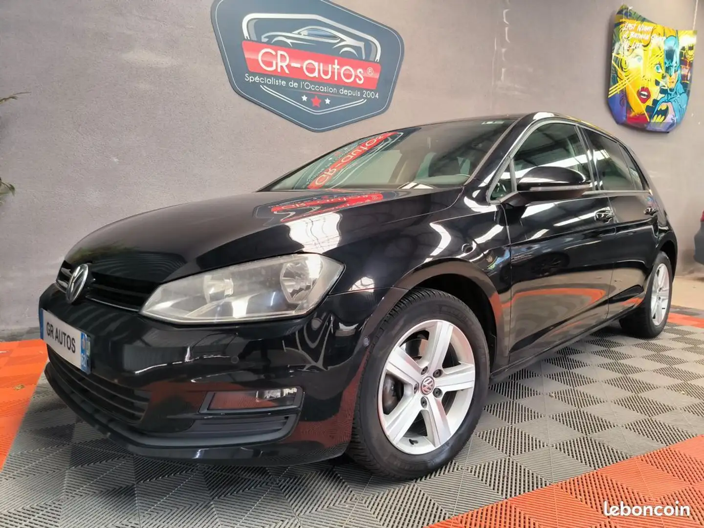 Volkswagen Golf 7 1.2 Tsi 85cv Comfortline 154.000kms Sièges sport Noir - 1