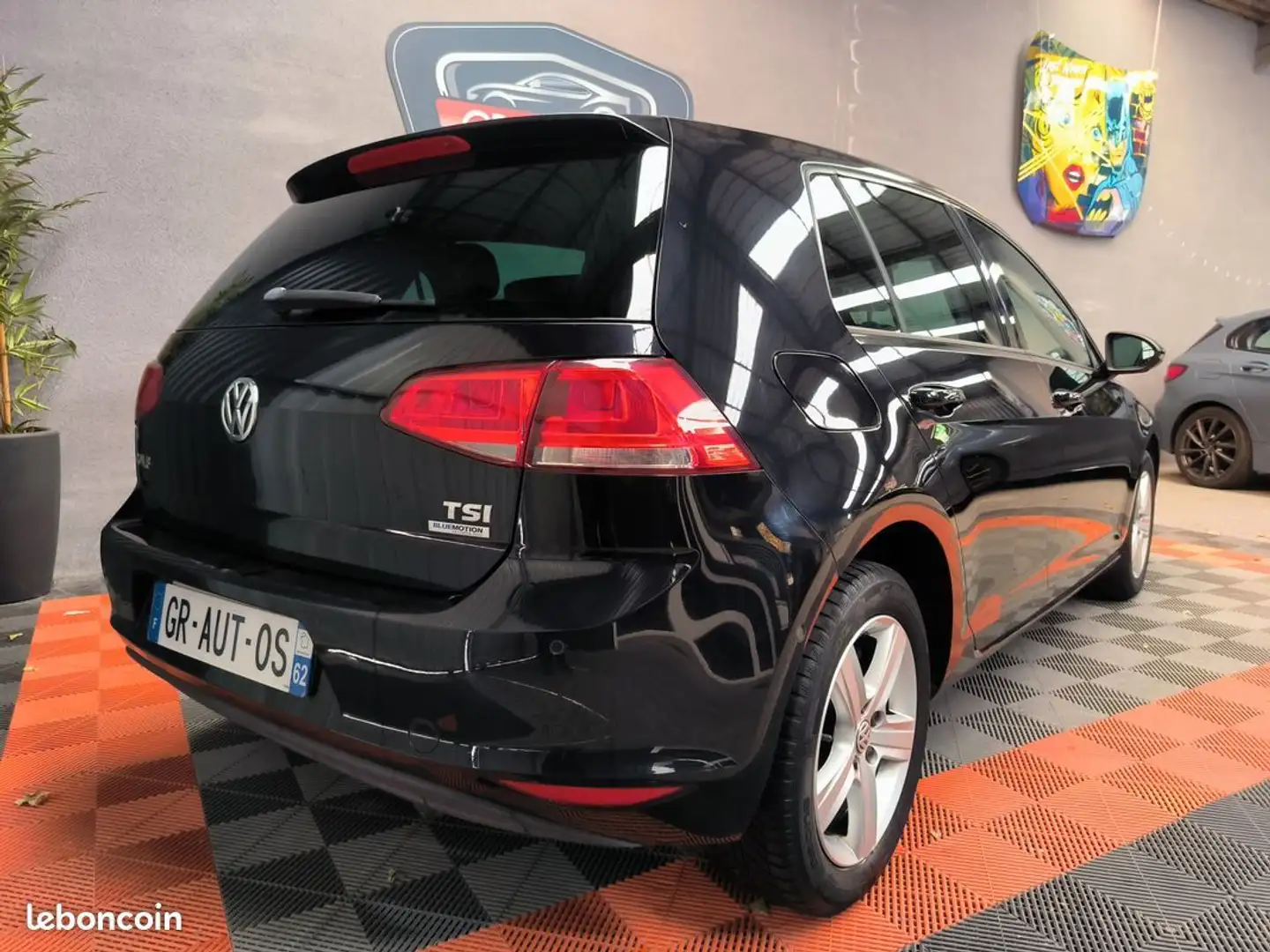 Volkswagen Golf 7 1.2 Tsi 85cv Comfortline 154.000kms Sièges sport Noir - 2