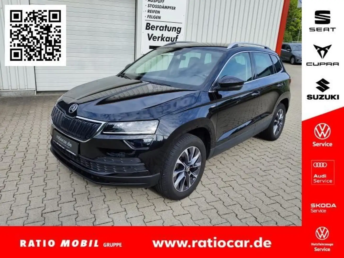 Skoda Karoq KAROQ DRIVE 2.0 TDI 4X4 DSG NAVI EINPARKH. Schwarz - 1