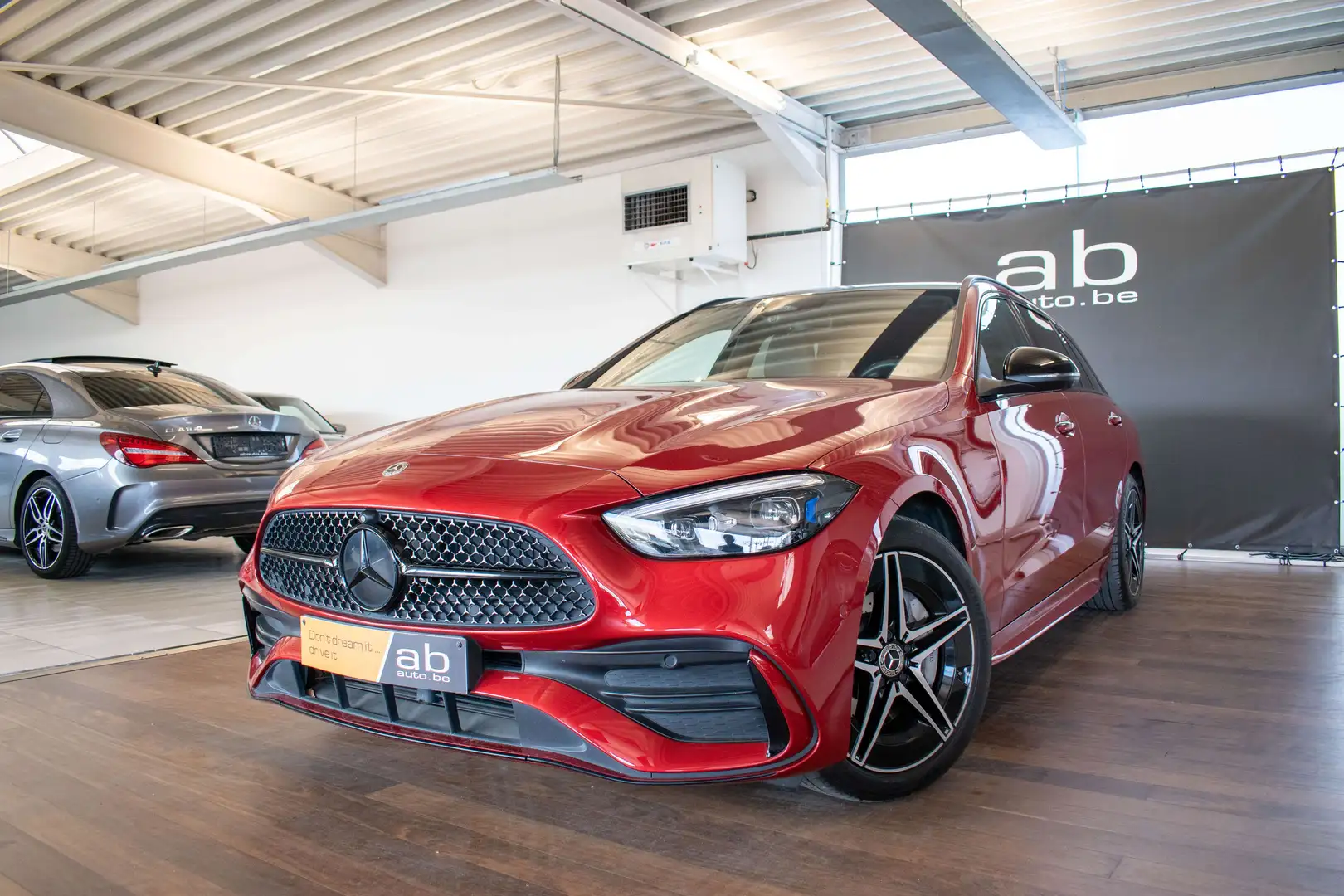 Mercedes-Benz C 300 e, AMG-LINE, PANO, MEMORY SEAT, DIGITAL LIGHTS,HUD Rouge - 1