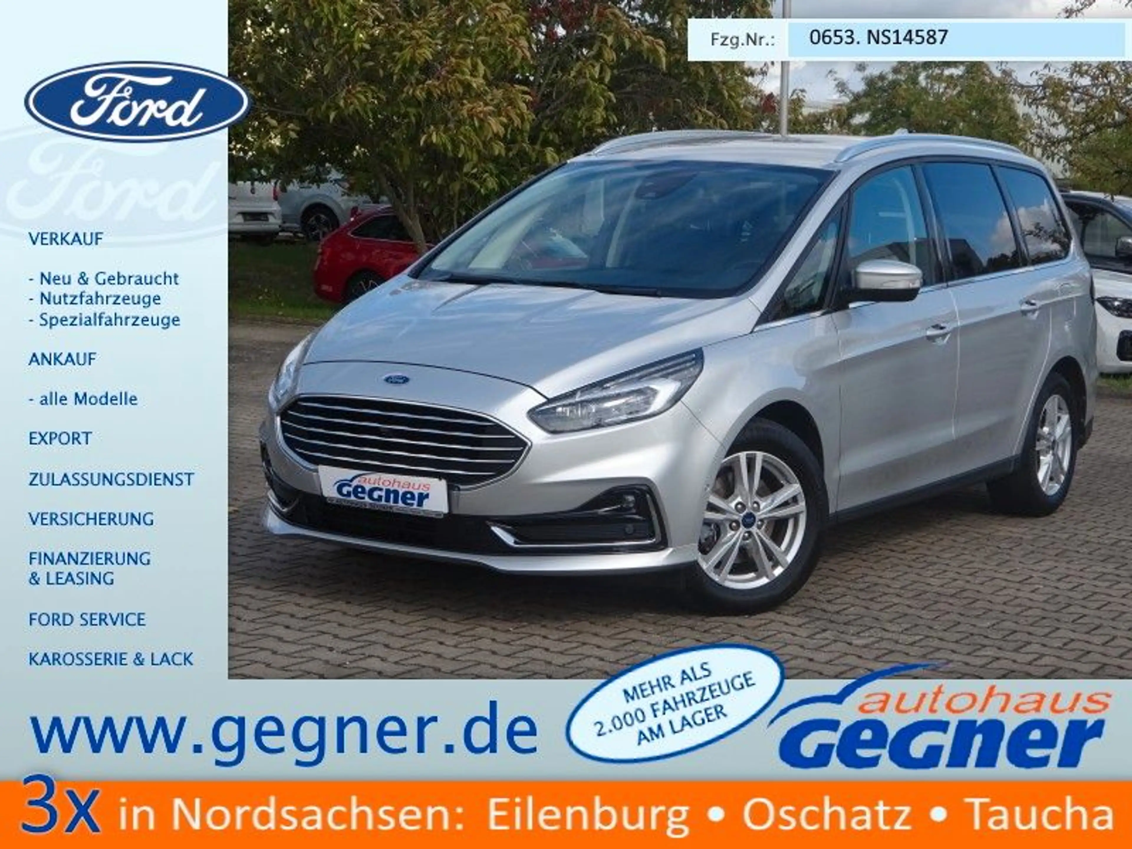 Ford Galaxy 190PS Autm. Titanium Leder Navi AHK ACC