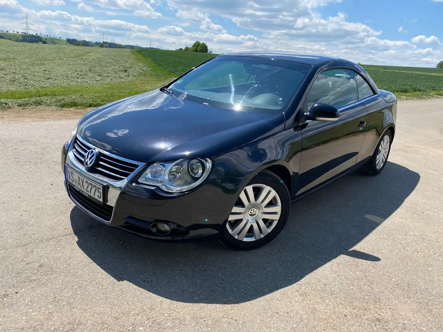Volkswagen Eos Garagenwagen, rostfrei, TÜV bis 03/27 Noir - 1