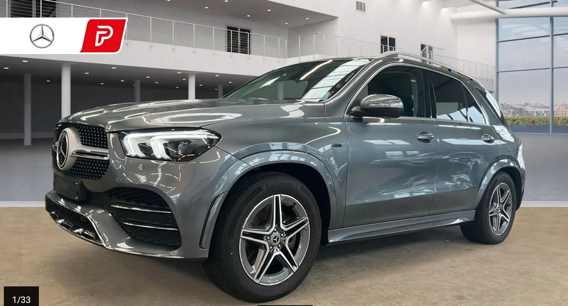 Mercedes-Benz GLE 350 e AMG AHK*Kamera*Distro*lED*Alcantara*20 Gris - 1