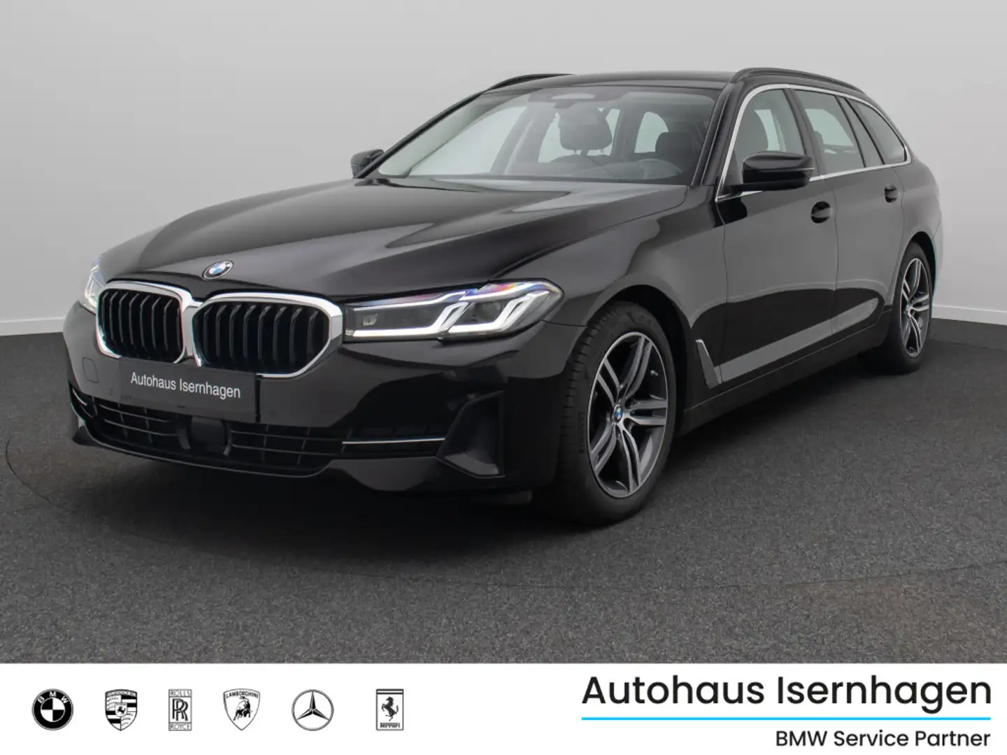 BMW 520 Kamera HUD DAB Laser Panorama Leder 19 Black - 1