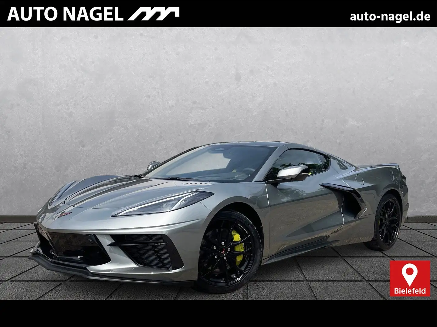 Corvette C8 C8 Stingray Coupe 3LT*Z51-Paket*Lifting*Comp.Sitze Šedá - 1