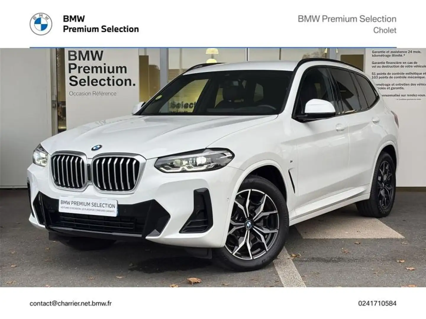BMW X3 sDrive18d 150ch M Sport Bianco - 1