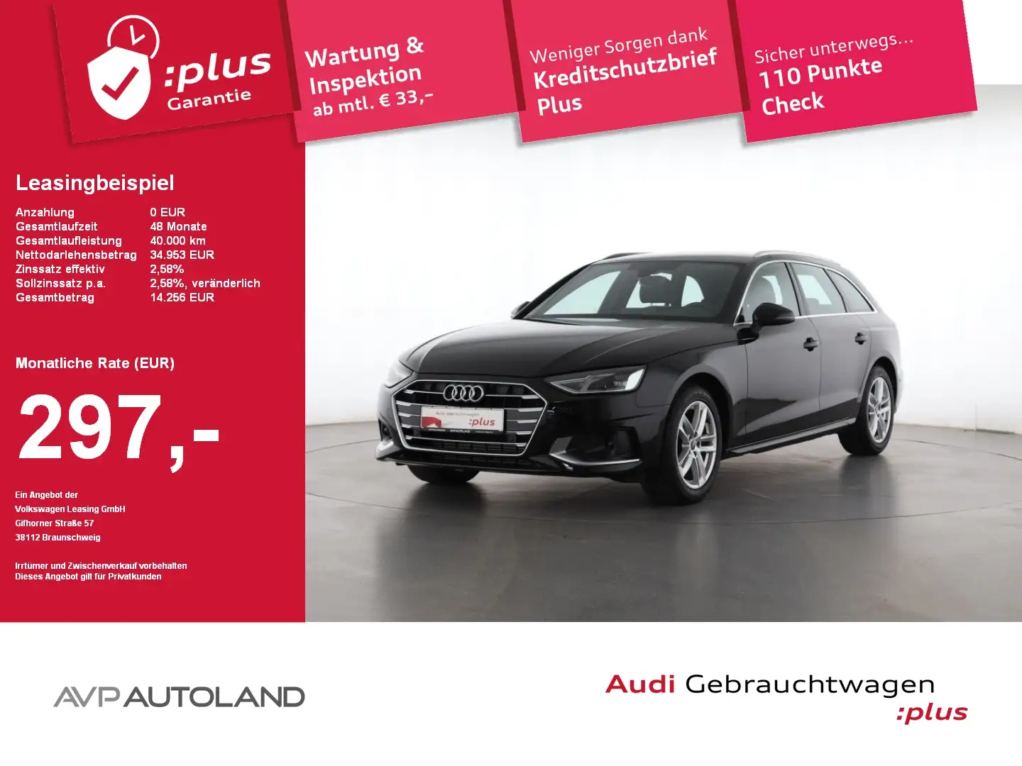 Audi A4 Avant 35 TFSI S tronic advanced | MMI NAVI+ | Schwarz - 1