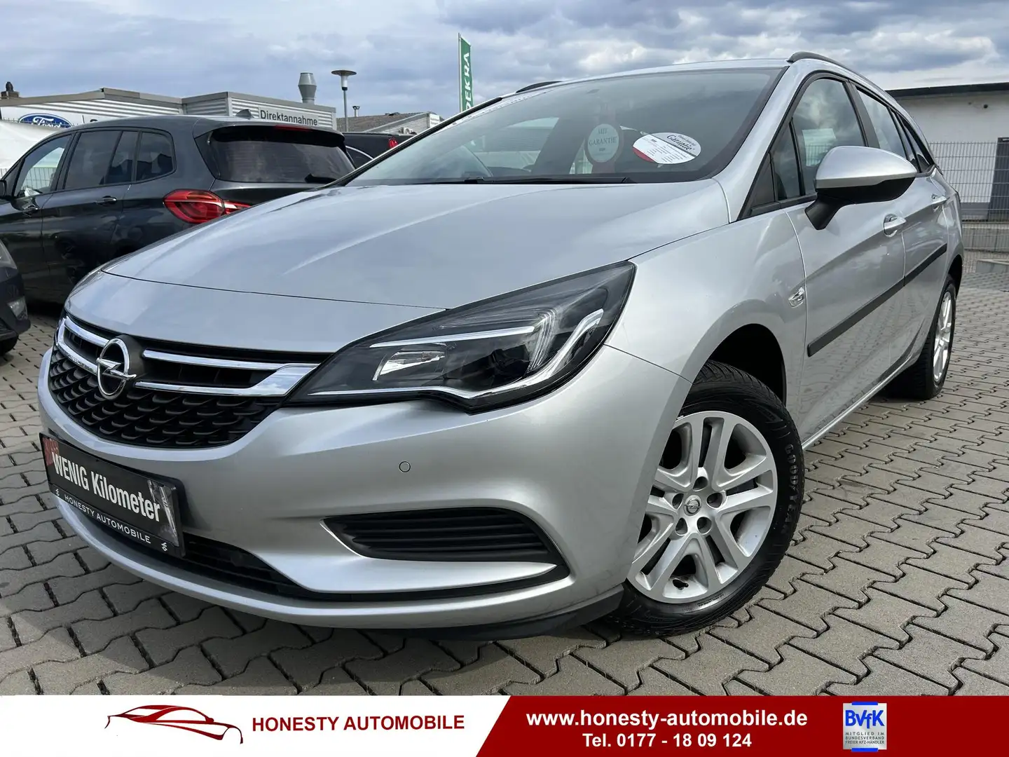 Opel Astra Sports Tourer K 1.4 Turbo CNG-BENZIN Edition*GA... Argent - 2