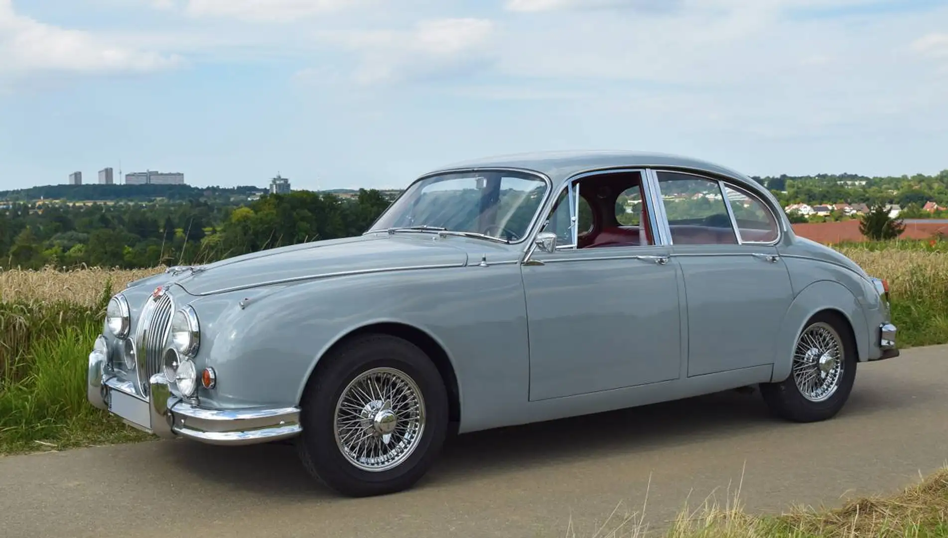 Oldtimer Jaguar MK II 3,4Ltr.  Automatic, Linkslenker Grau - 1