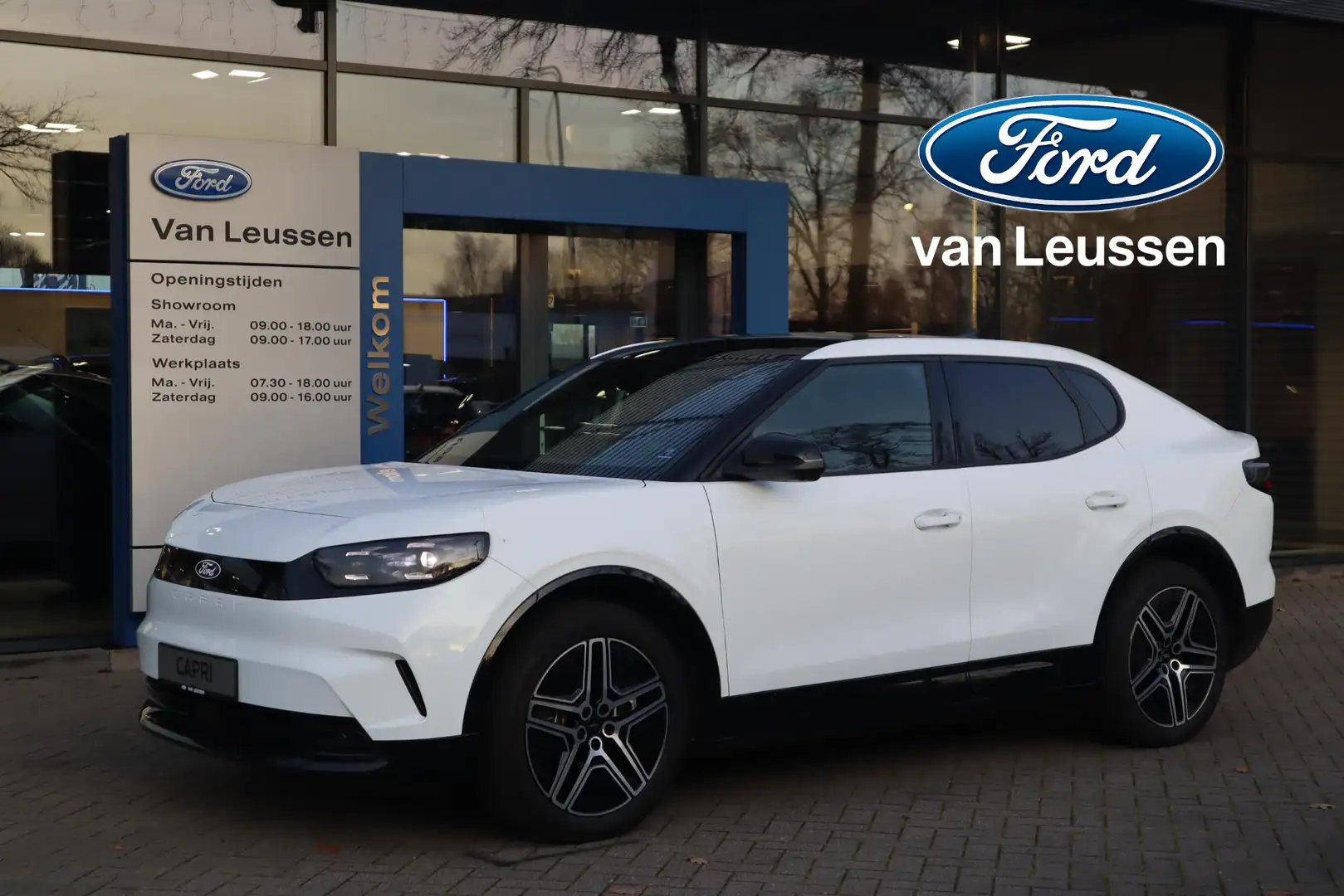 Ford Capri EXTENDED RANGE RWD 77KWH PREMIUM WARMTEPOMP B&O PA Blanc - 1