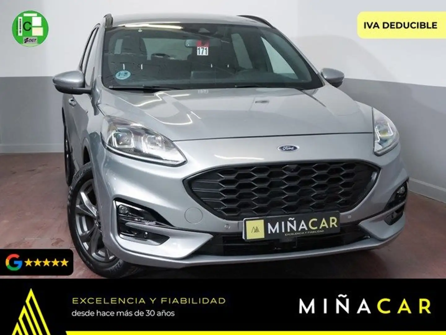 Ford Kuga 1.5 EcoBlue ST-Line FWD 120 Aut. Gris - 1