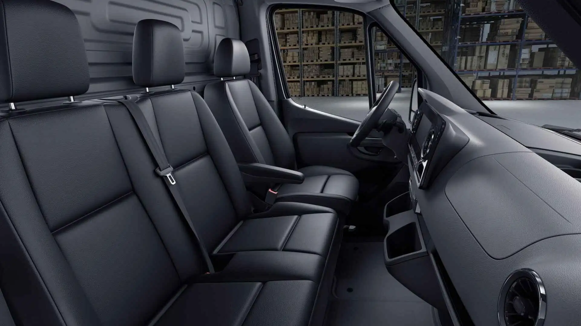 Mercedes-Benz Sprinter 319 CDI GB L3 RWD 9G-TRONIC 3.5T | Trekhaak |  MBU Gris - 2