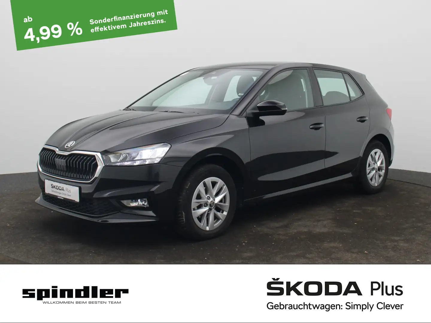 Skoda Fabia Active 1.0 TSI / LED, PDC, SHZ, SmartLink Schwarz - 1