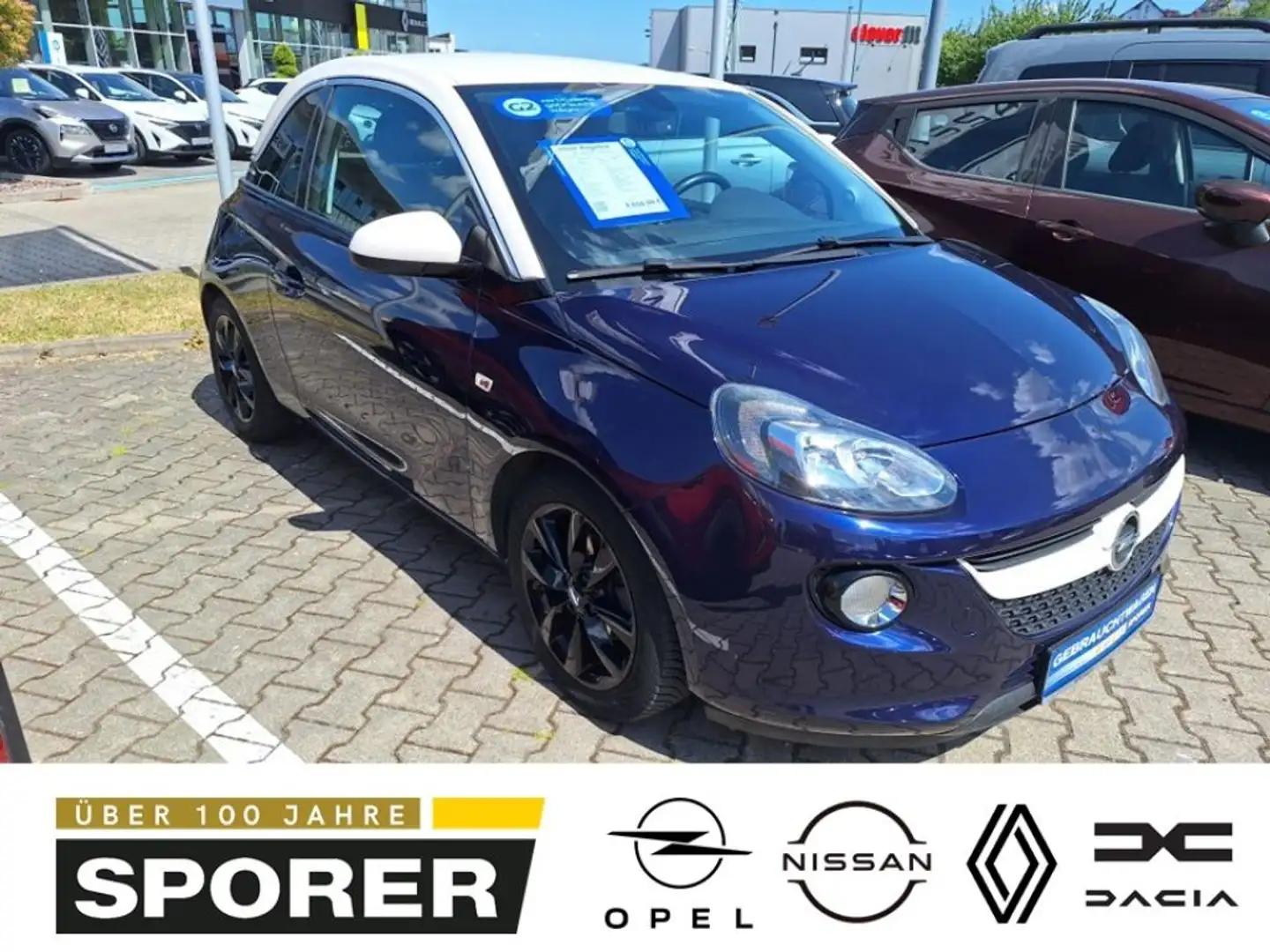 Opel Adam 1.0 Start/Stop Jam Bleu - 1