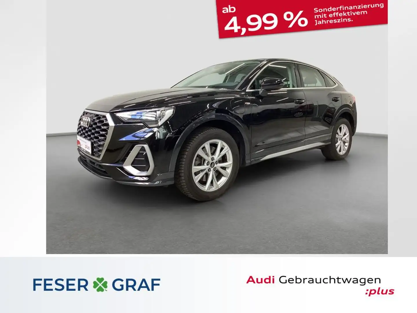 Audi Q3 Sportback S line 45 TFSI e Navi SHZ ACC PDC Schwarz - 1