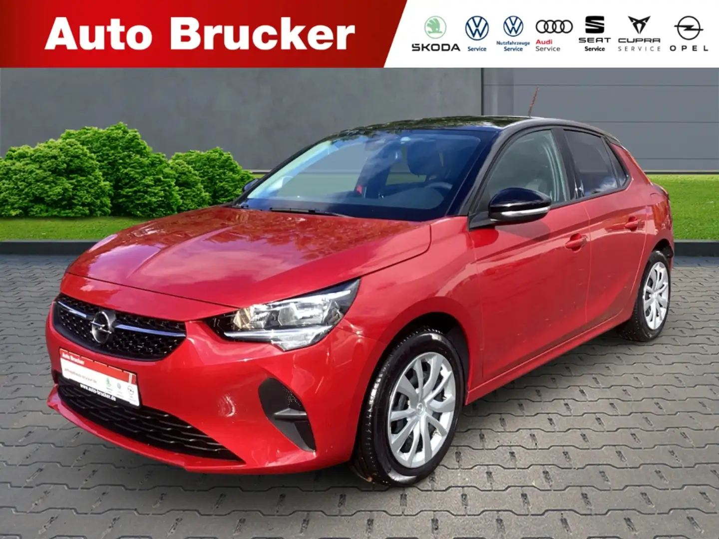 Opel Corsa-e Edition+Klimaautomatik+Parksensoren+LED Rot - 1