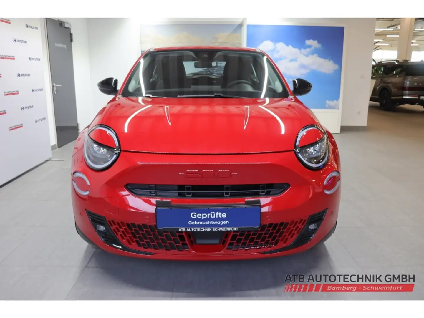 Fiat 600 54kWh Red SOH 97,1% LED Apple CarPlay Klimaautom D Rouge - 2