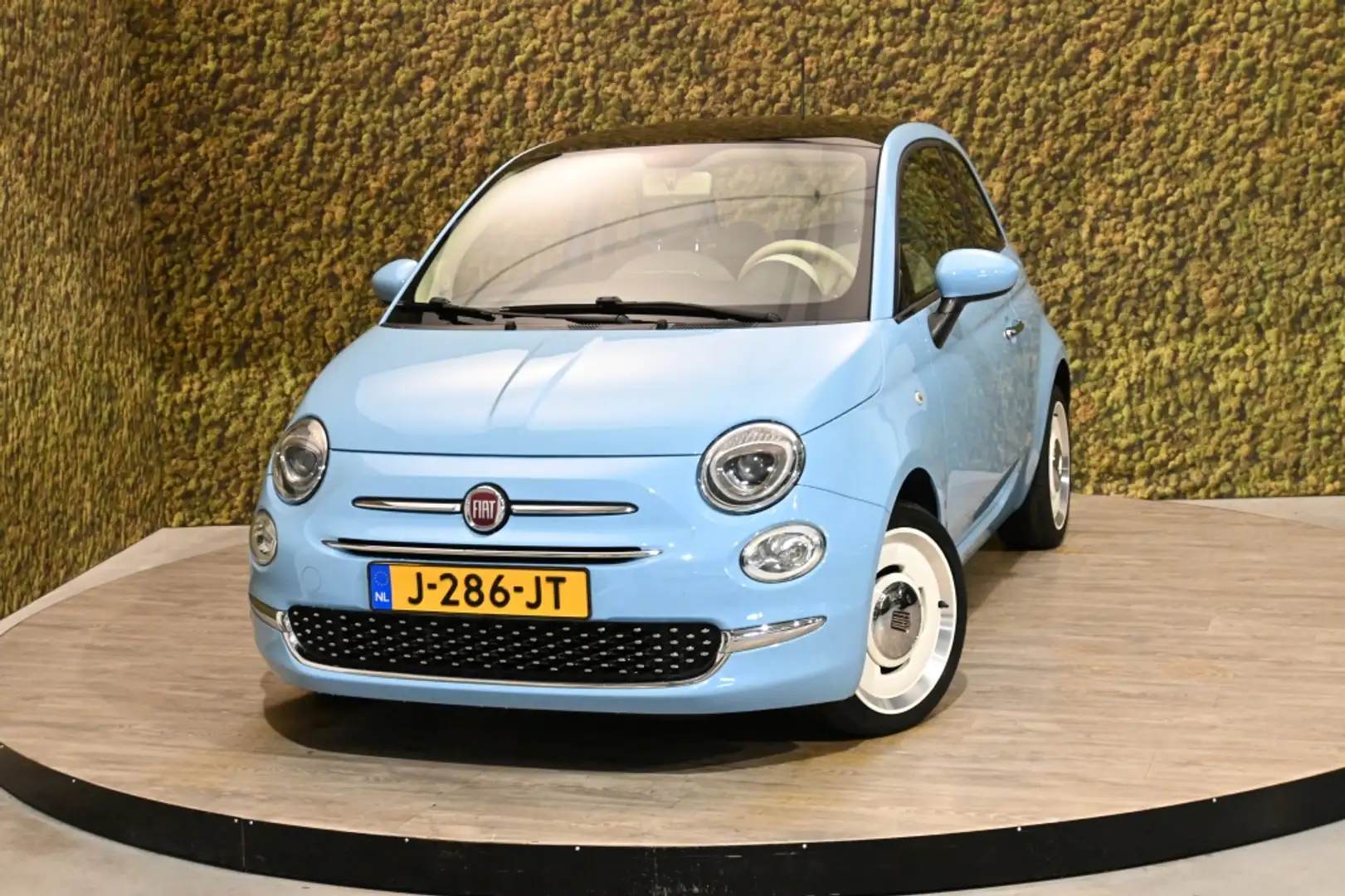 Fiat 500 1.2 Lounge | Retro velgen | Pano | PDC Bleu - 1