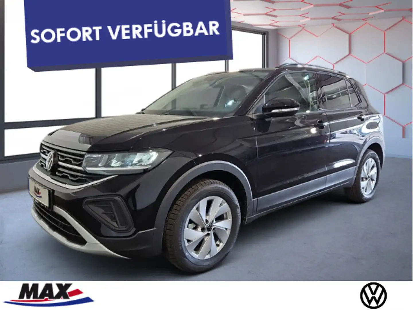 Volkswagen T-Cross Life 1.0 TSI DSG APP+KAMERA+ALLSEASON+AC Schwarz - 1