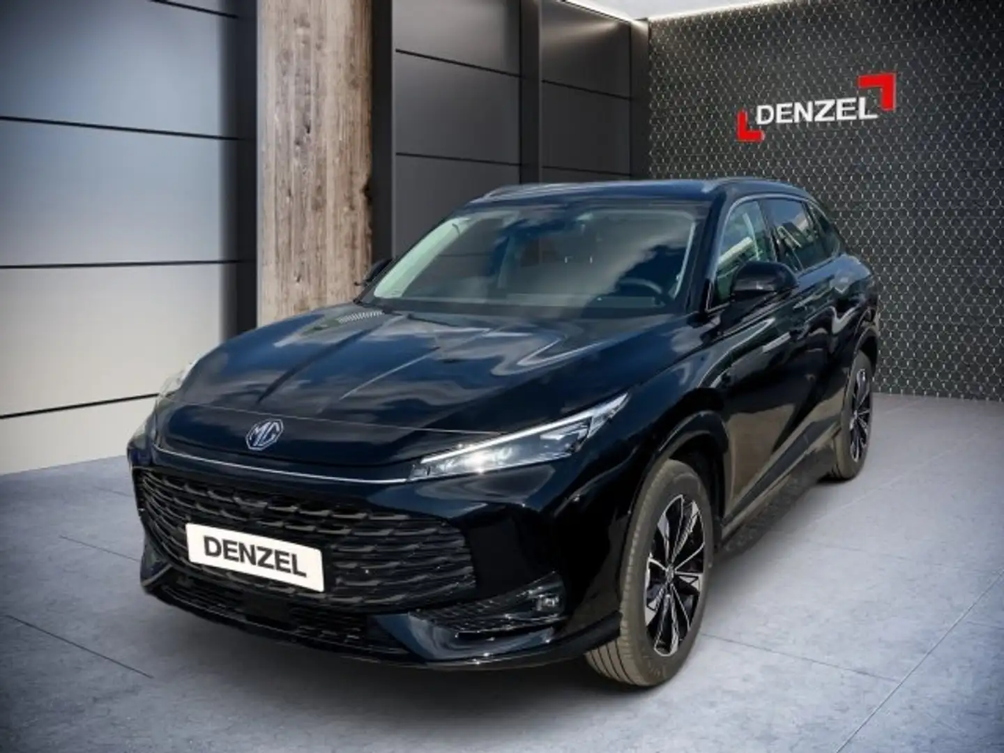MG HS PHEV+ Luxury Teilleder Schwarz Schwarz - 2