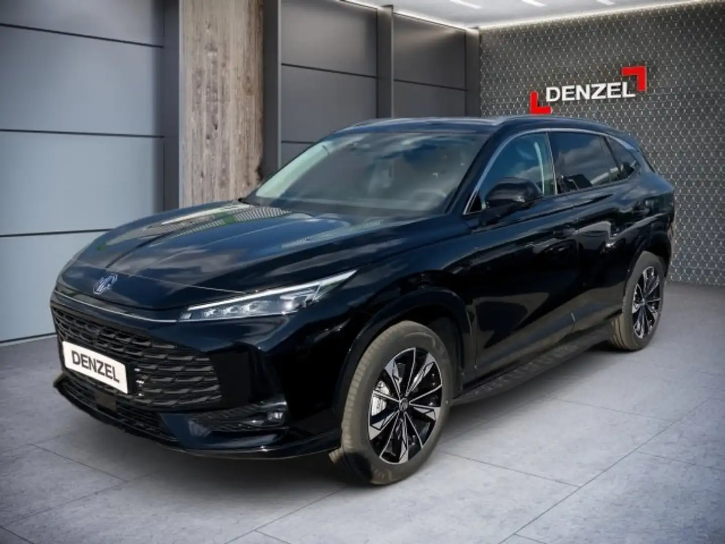 MG HS PHEV+ Luxury Teilleder Schwarz Schwarz - 1