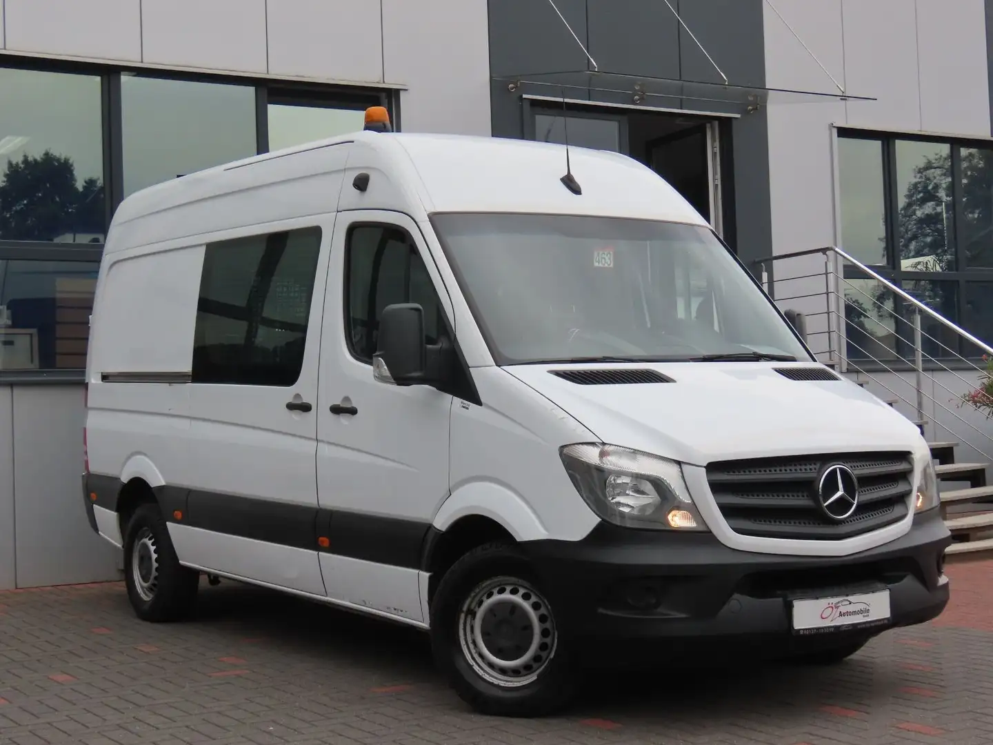 Mercedes-Benz Sprinter 414 2.2 CDI 366 Tempomat Klima AHK Weiß - 2