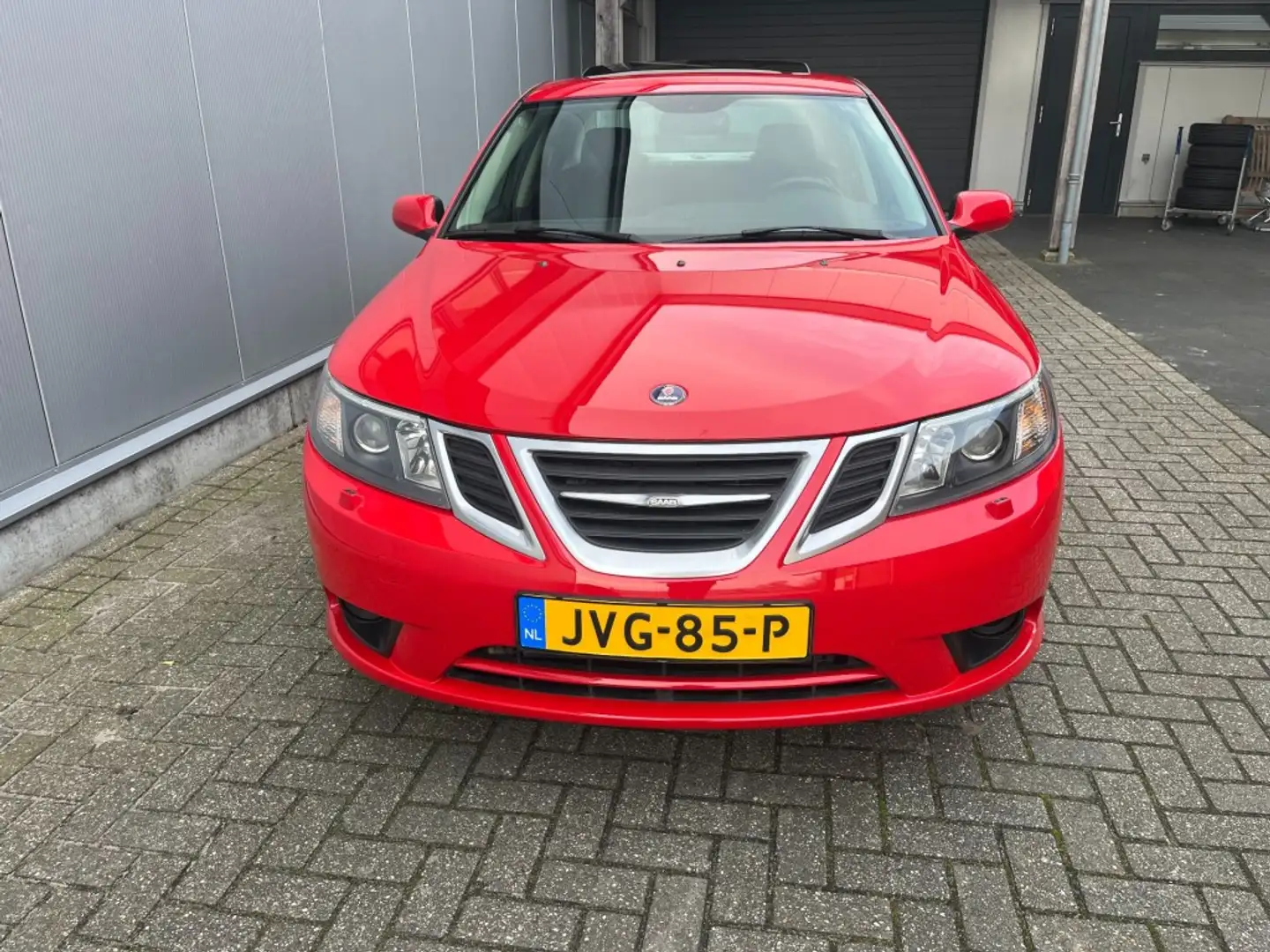 Saab 9-3 20 l Turbo Rood in hele mooie uitvoering BTW Auto Rouge - 2