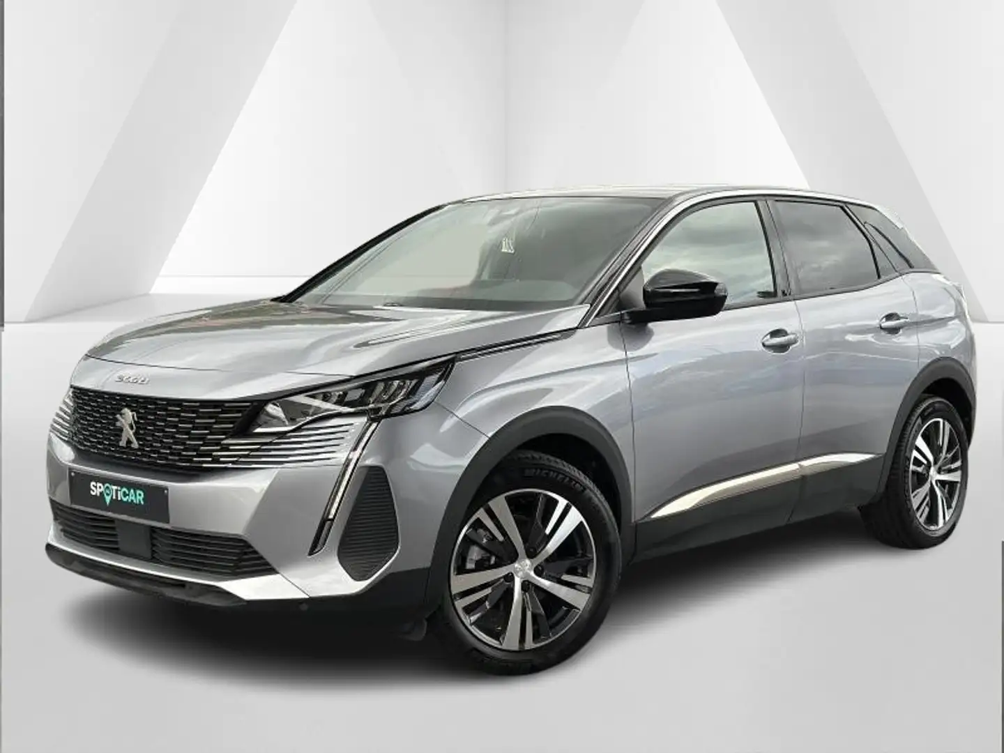Peugeot 3008 Allure Pack 12 Hybride 136cv e Gris - 1