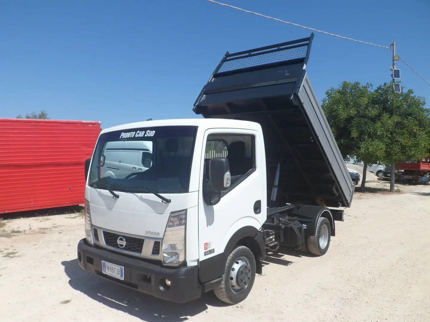 Nissan Cabstar nt400 ribaltabile trilaterale Bianco - 1