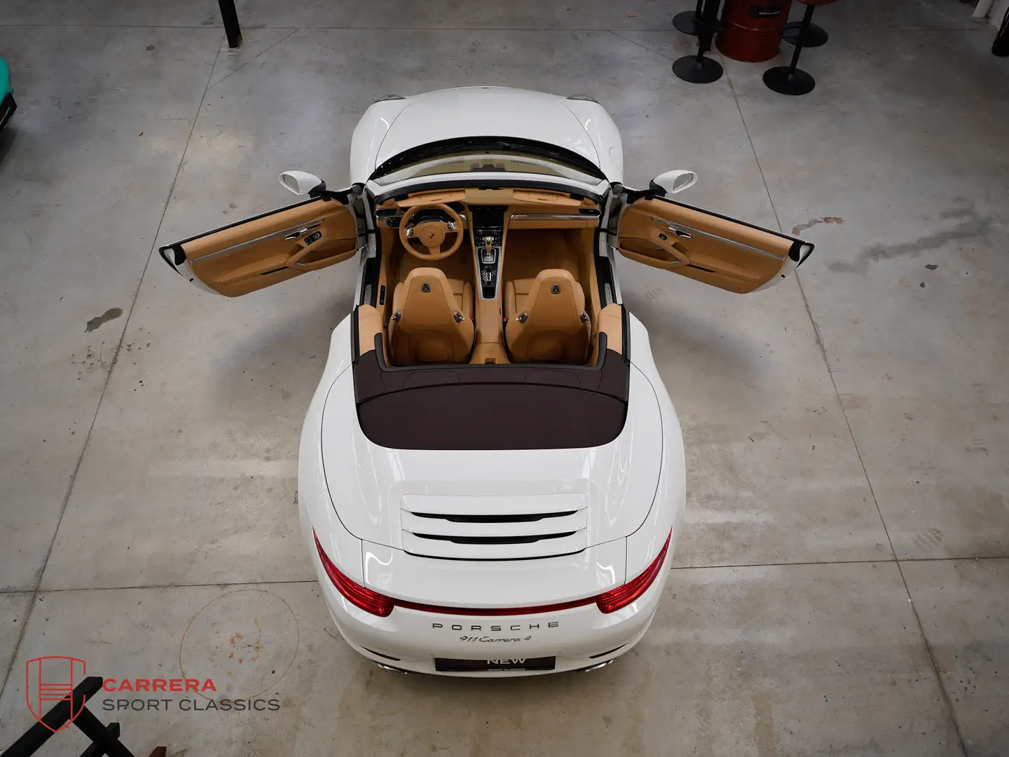 Porsche 991 911 C4 Cabrio / Porsche Approved - 1e eigenaar Bianco - 1