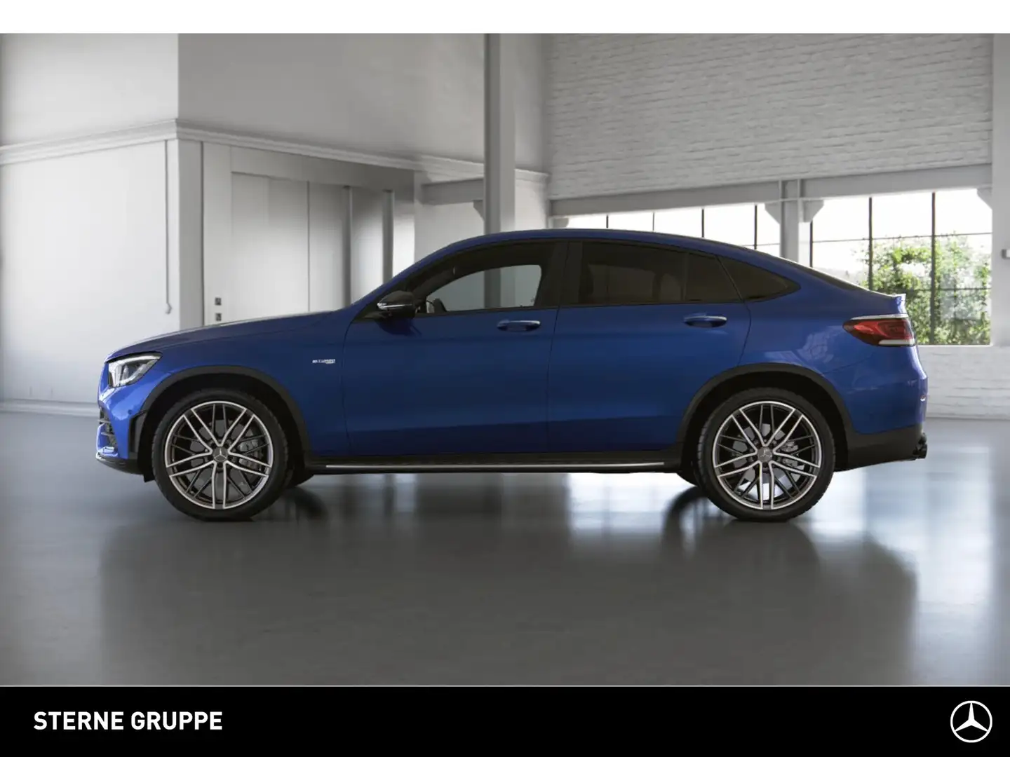 Mercedes-Benz GLC 43 AMG GLC 43 AMG 4M Coupé Dist Burm Night AHK 21" HUD Kék - 2