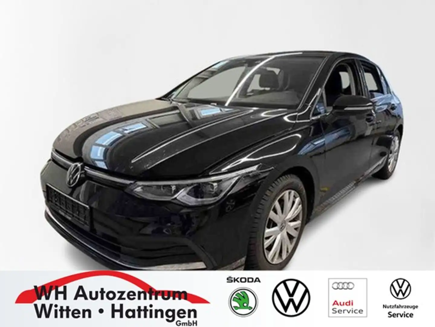 Volkswagen Golf VIII 2.0 TSI DSG Style NAVI AHK REARVIEW LED PR... Schwarz - 1