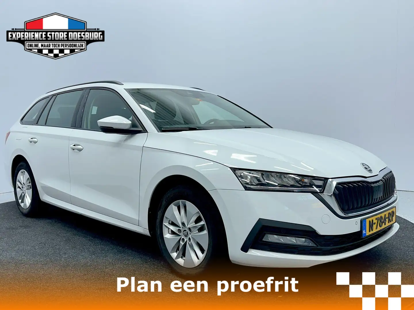 Skoda Octavia Combi 1.0 e-TSI Business Edition Stijlvol, zuinig Wit - 1
