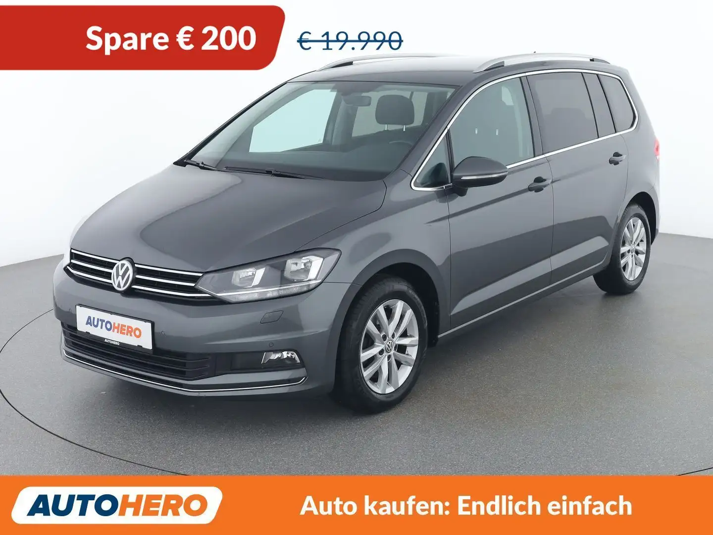 Volkswagen Touran 1.6 TDI Highline BlueMotion Tech Grau - 1