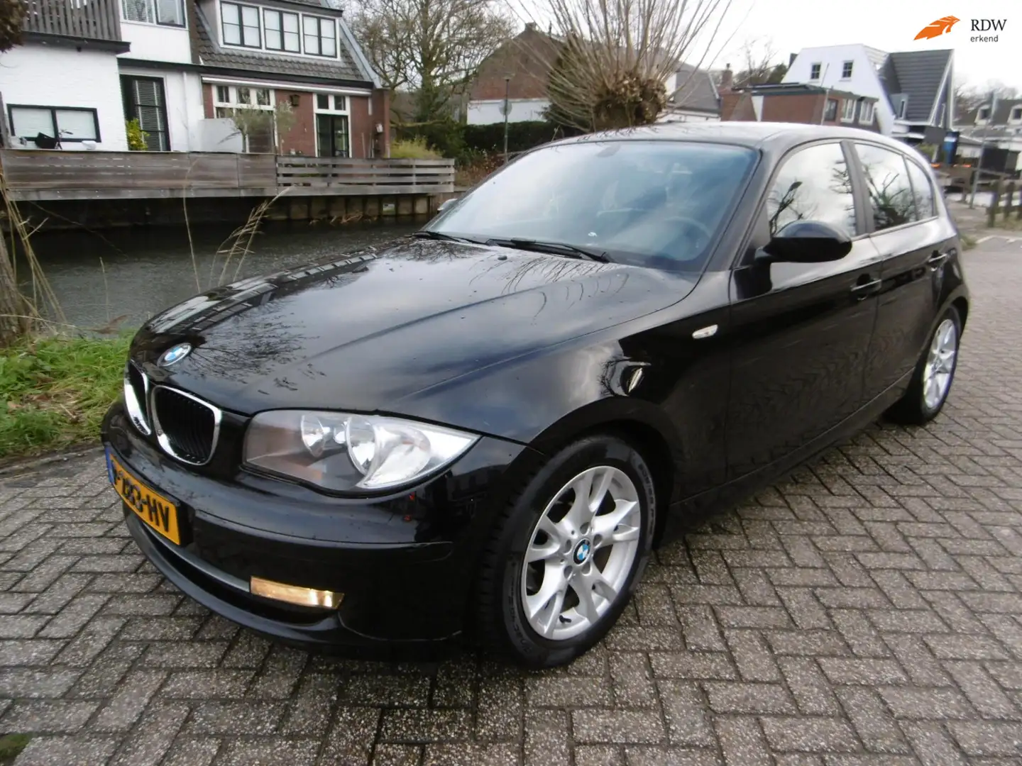 BMW 116 1-serie 116i 5-deurs 122pk 103.000km Airco LEES TE Noir - 1
