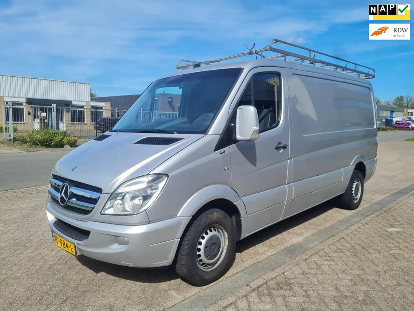 Mercedes-Benz Sprinter 319 3.0 CDI L2 H1, Automaat, Bj 2013 Grijs - 1