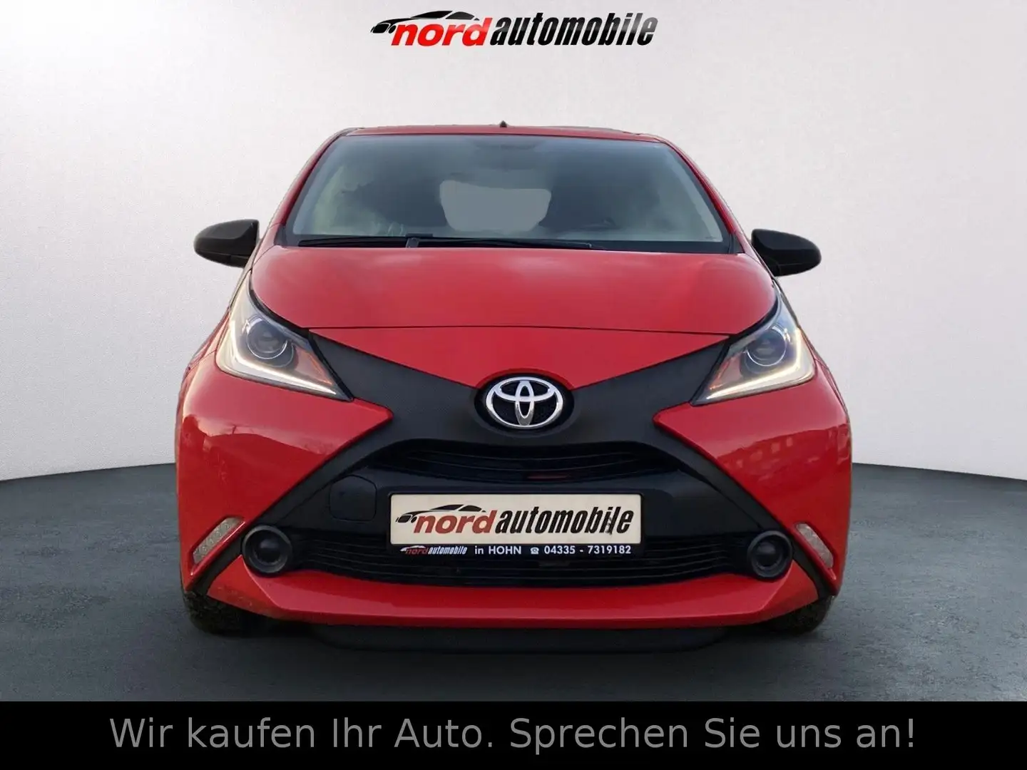 Toyota Aygo x °Klima °8Fach Bereift °el.FH° Tüv 09/27 Rot - 2