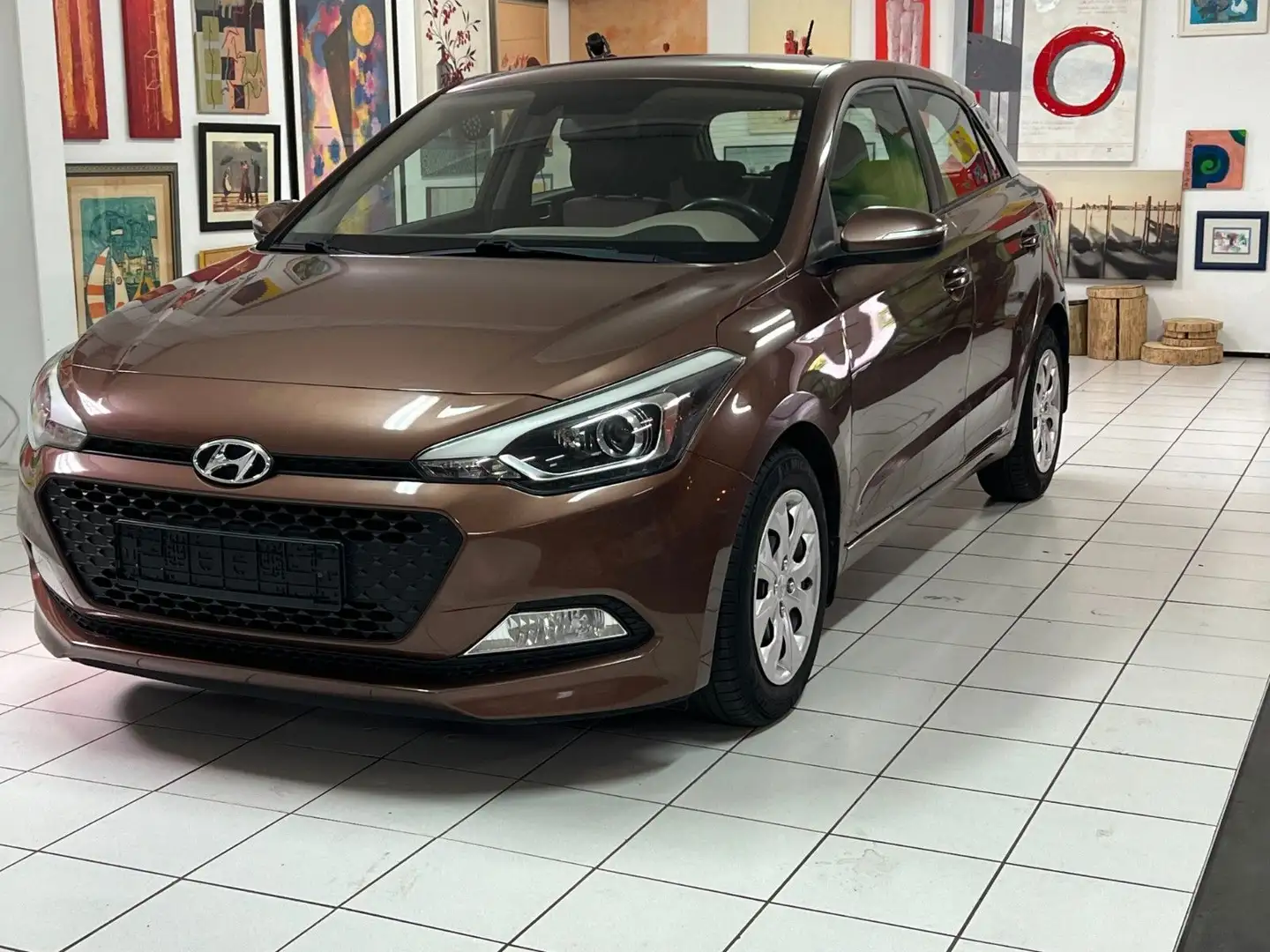 Hyundai i20 Style 1 Hand Garantie SZH Klima Automatik Braun - 1