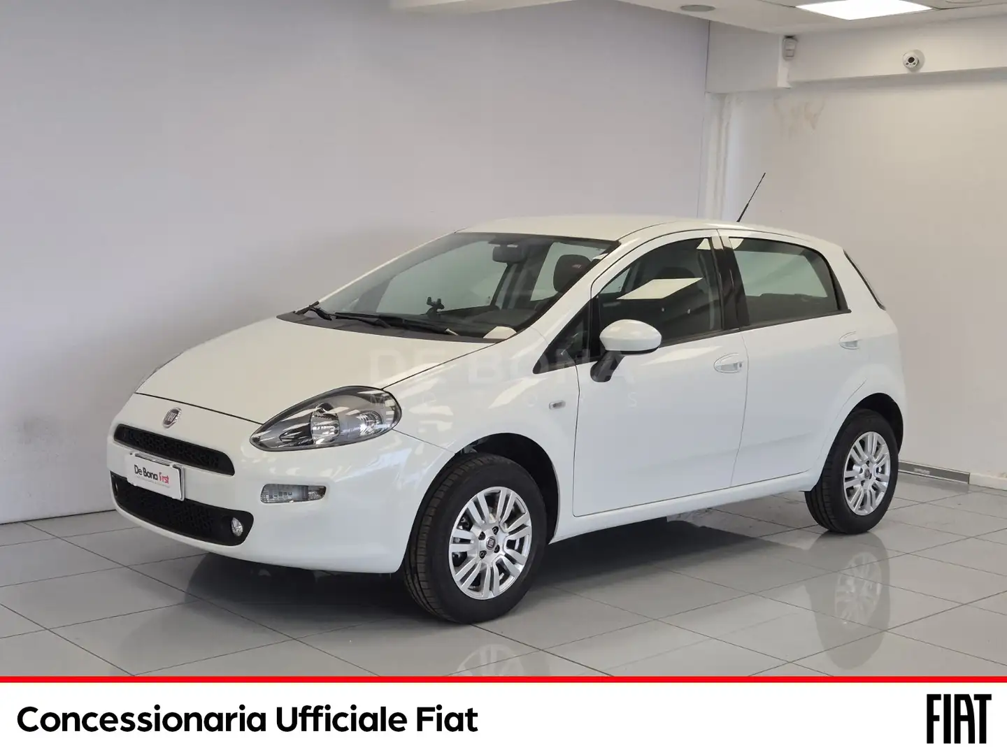 Fiat Punto 5p 1.4 natural power street 70cv e6 Blanc - 1