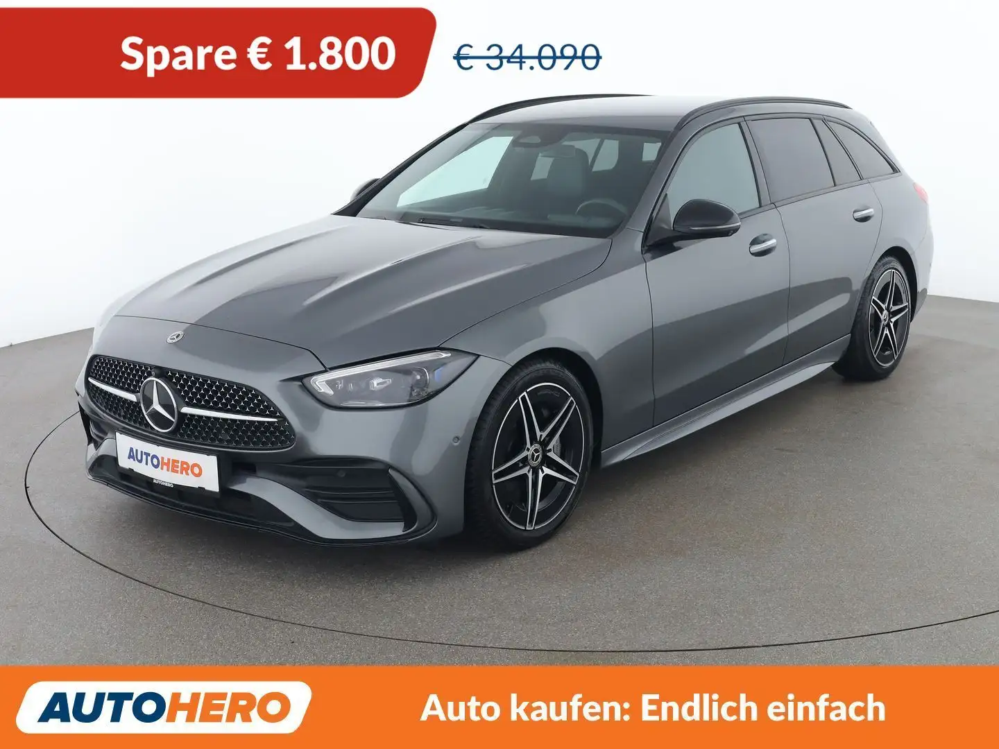 Mercedes-Benz C 220 C 200 d Mild-Hybrid T AMG Line Grau - 1