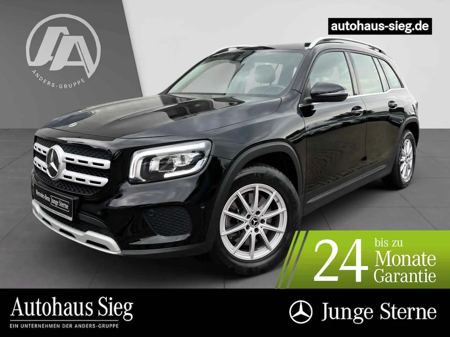 Mercedes-Benz GLB 200 d 4M MBUX+SHZ+LED+PDC+Kam+AHK+Apple+Temp Schwarz - 1
