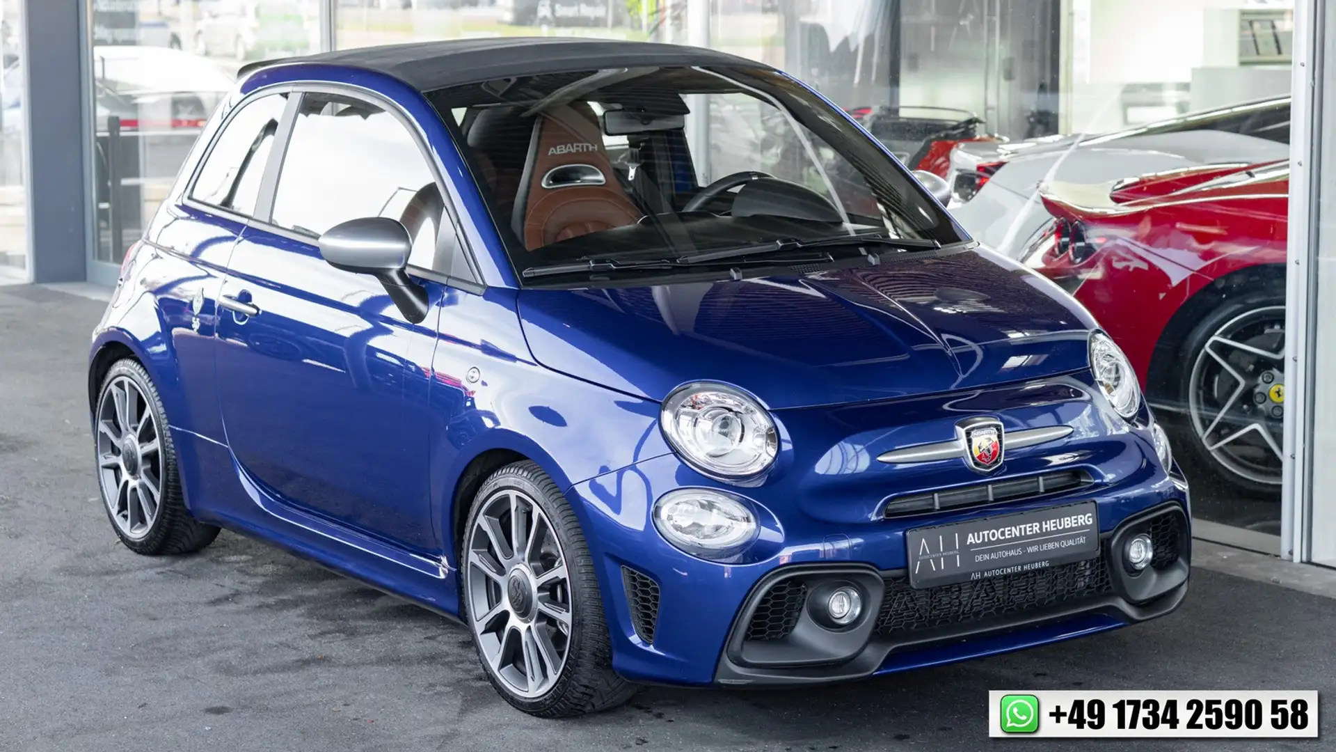 Abarth 595 Turismo CABRIO *NAVI*PDC*LEDER* Blau - 1