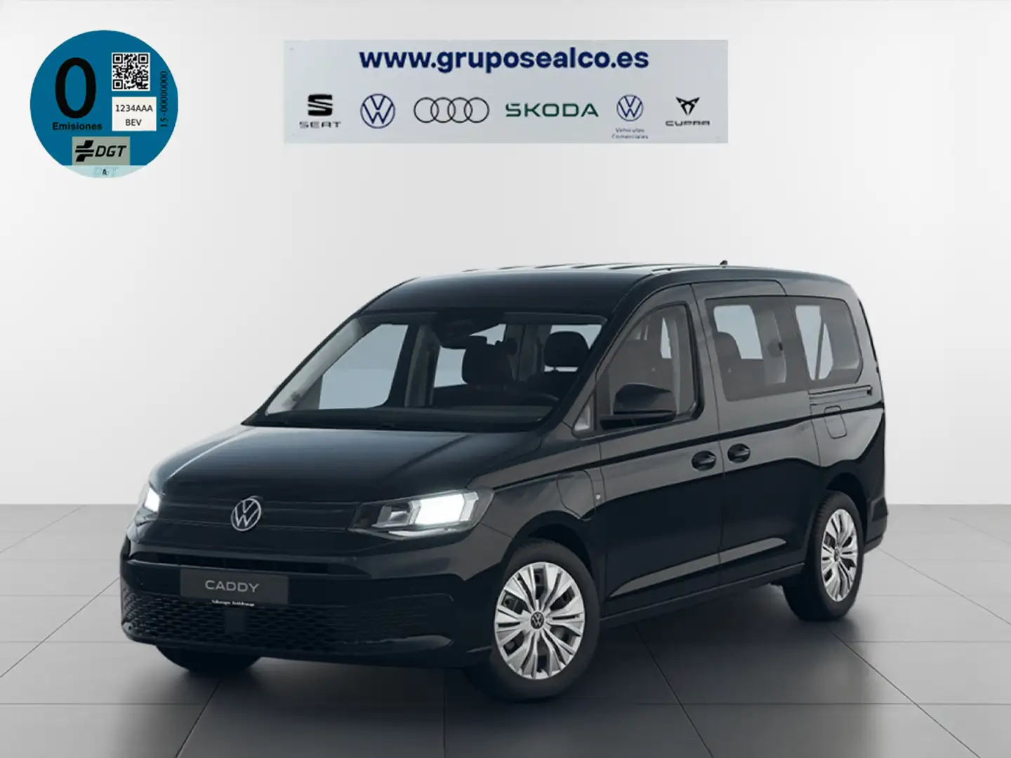 Volkswagen Caddy Maxi 1.5 TSI Hybrid Origin DSG Negro - 1