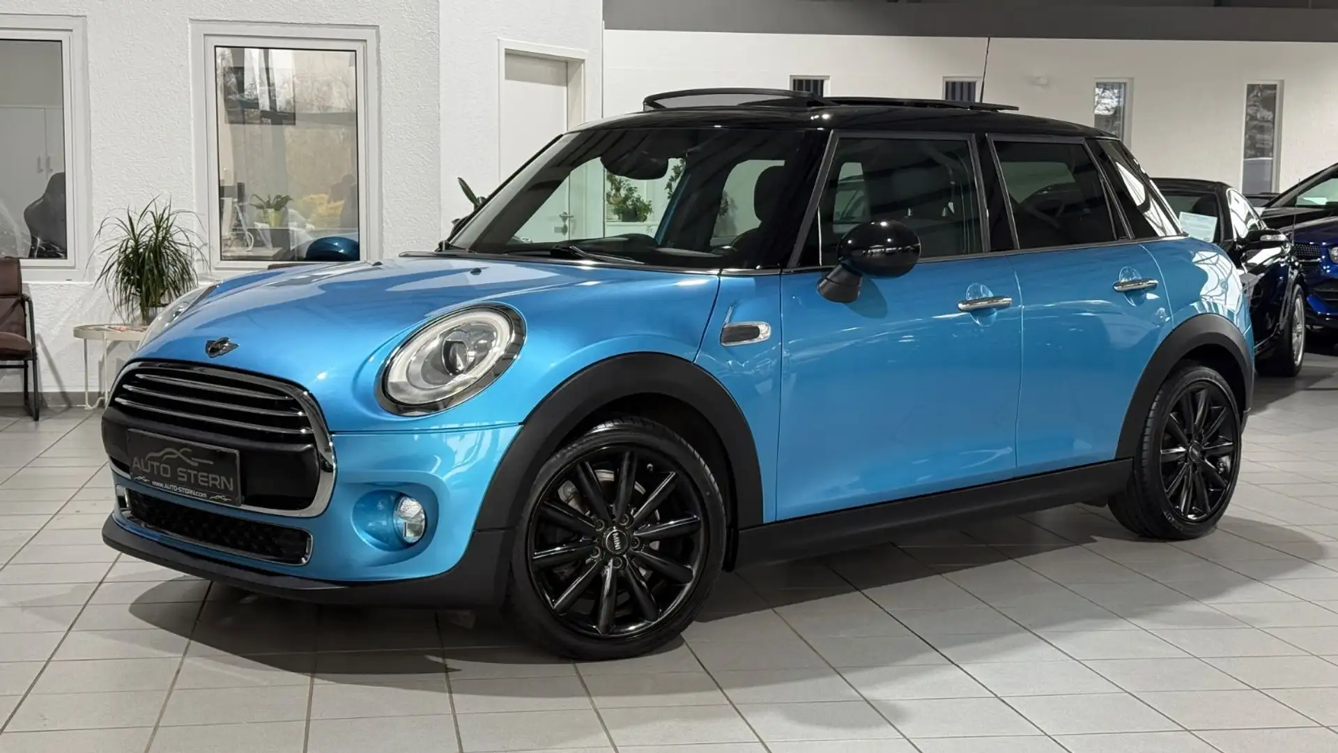 MINI Cooper PEPPER PANORAMA PDC GRA SHZ NAVI Bleu - 1
