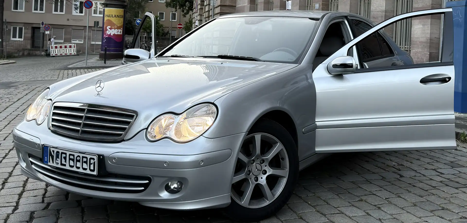 Mercedes-Benz C 200 Kompressor Mopf Argent - 1