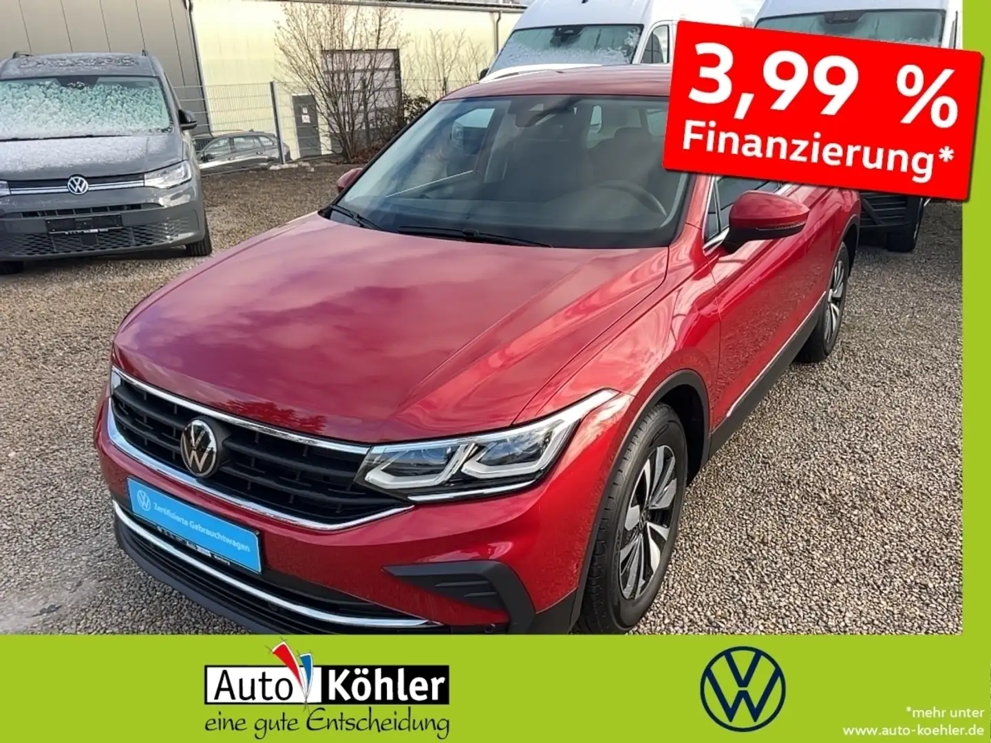 Volkswagen Tiguan Move TSi Standheizung/ LED-Matrixscheinwerfer Rot - 1