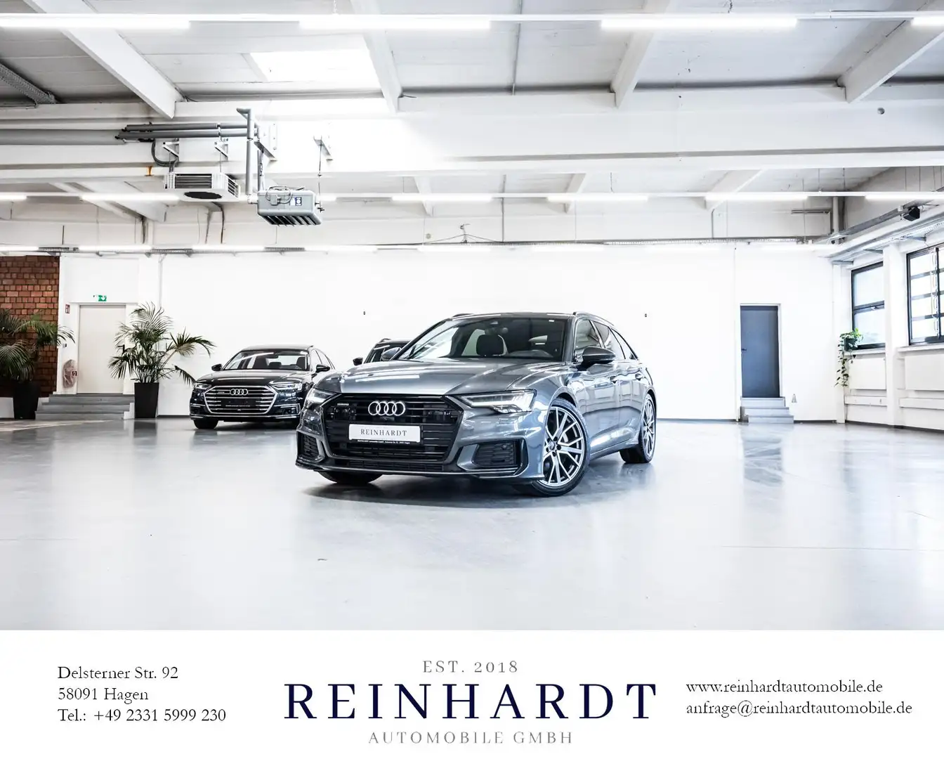 Audi A6 AVANT 45TDi 2x S LINE/MTRX/ACC/HuD/PANO/360° Gris - 1